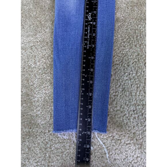 PACSUN Womens Size 24 Jeans Mid Rise Ankle Jegging Size 24 Raw Hem Stretch D878 - Picture 11 of 13